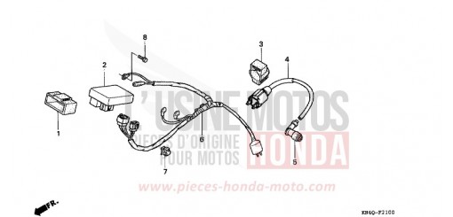 FAISCEAU DES FILS XR100RX de 1999